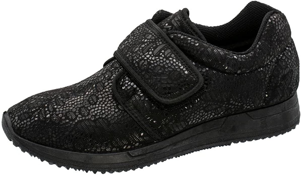 female Komfort Slipper schwarz 41 von Fischer Markenschuh