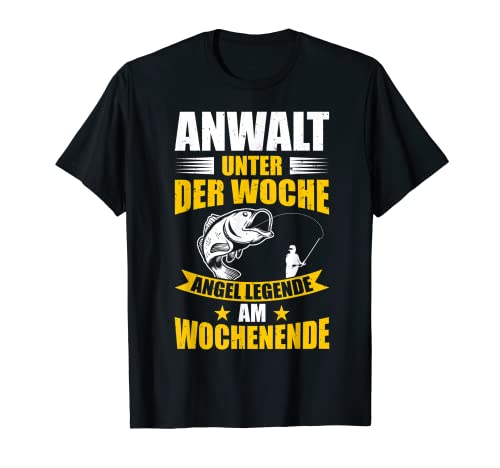 Herren Fischer Anwalt Und Angel Legende Am Wochenende T-Shirt Herren Fischer Anwalt Und Angel Legende Am Wochenende T-Shirt von Fischer und Angler Geschenke Lustig