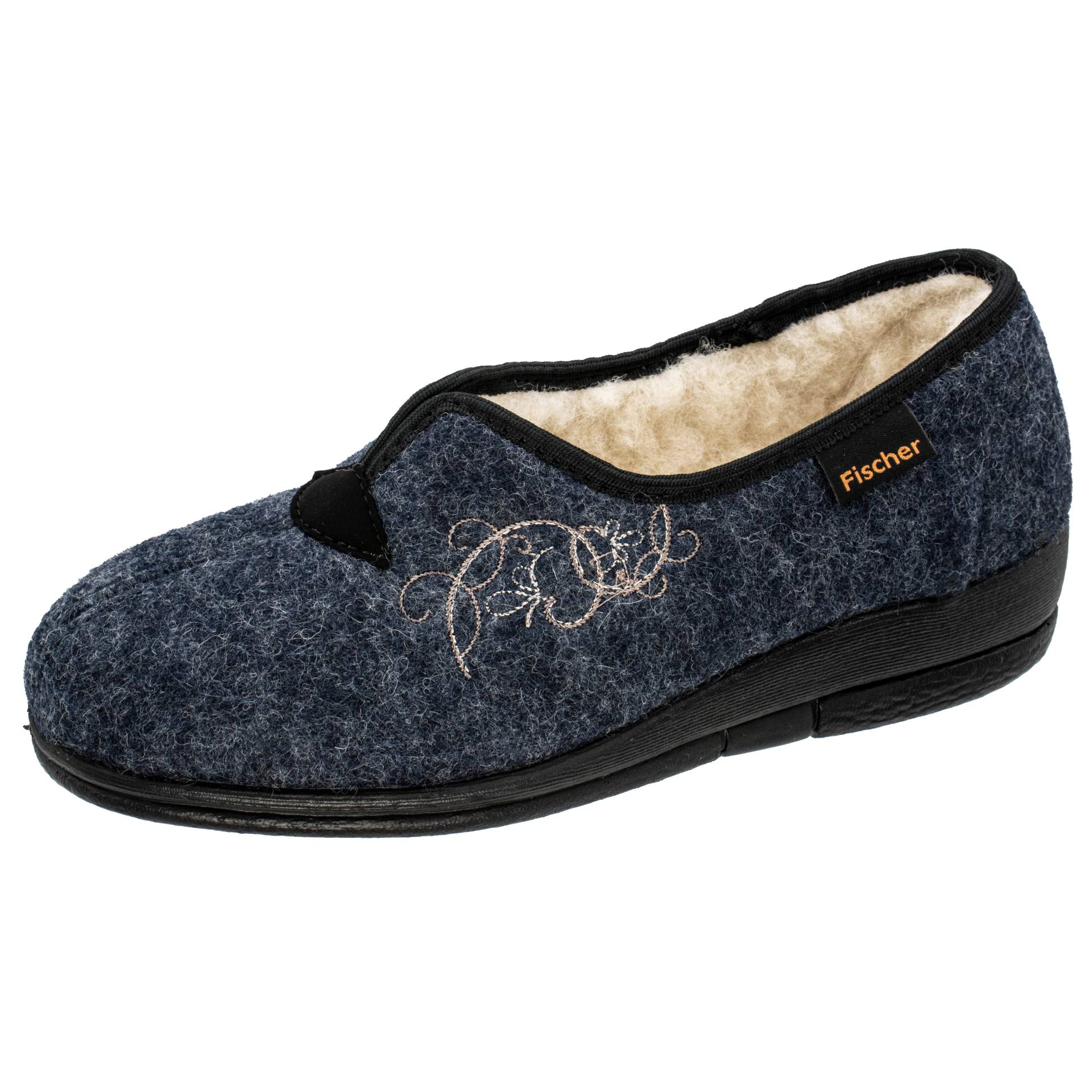 DAMEN-HAUSSCHUH BLAU - Gr. - 41 von Fischer
