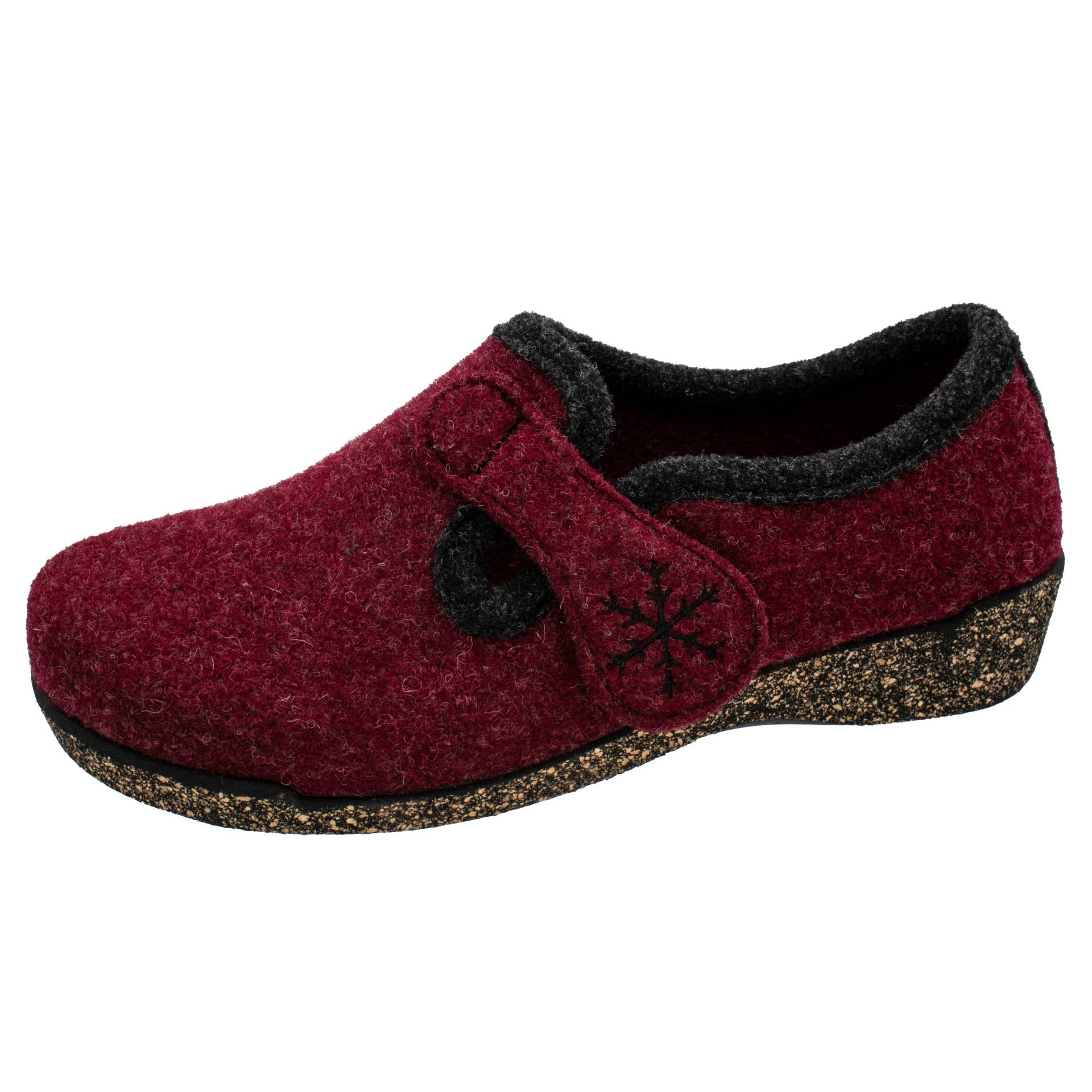 DAMEN-HUETTEN-SCHUH BROMBEER - Gr. - 37 von Fischer