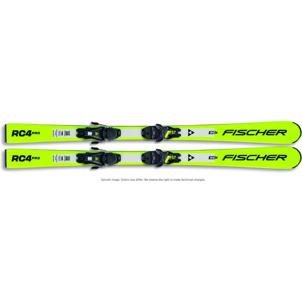 FISCHER Kinder Racing Ski RC4 PRO JRS + FS 7 CA JRS von Fischer