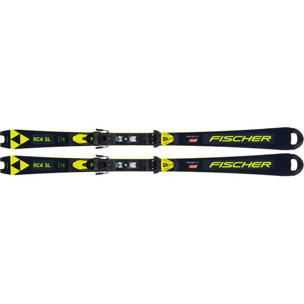 FISCHER Kinder Racing Ski RC4 WC SL JR (130-150) M/O + RC4 Z1 von Fischer