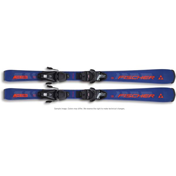 FISCHER Kinder Racing Ski THE CURV JR (130-150) JRS + FS7 CA von Fischer