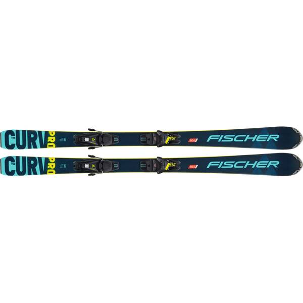 FISCHER Kinder Racing Ski THE CURV PRO JRS + FJ7 CA JRS von Fischer