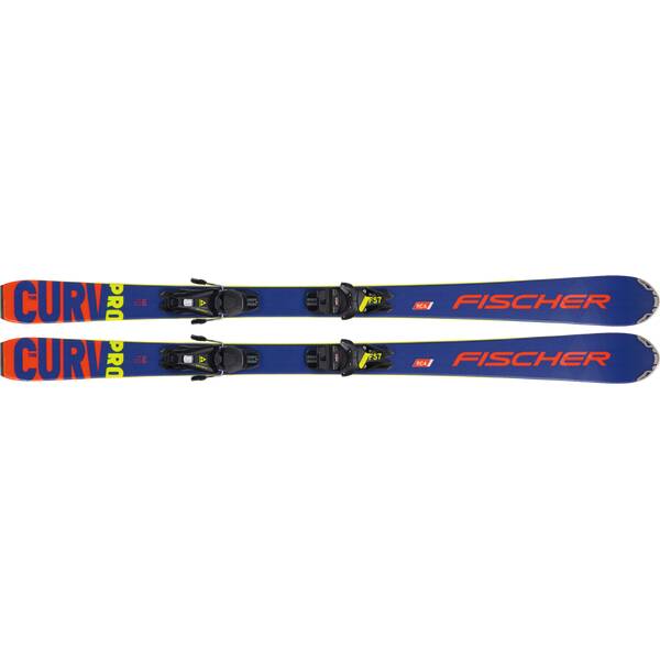 FISCHER Kinder Racing Ski THE CURV PRO JRS + FJ7 CA JRS von Fischer