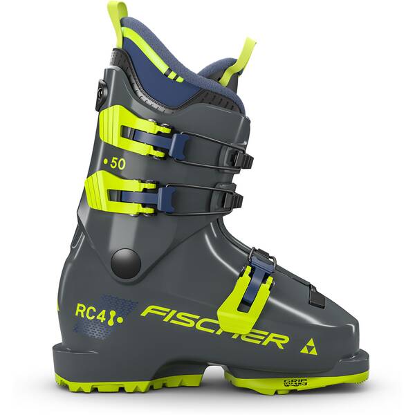 FISCHER Kinder Ski-Schuhe RC4 50 JR GW RHINO GREY/RHINO GREY von Fischer