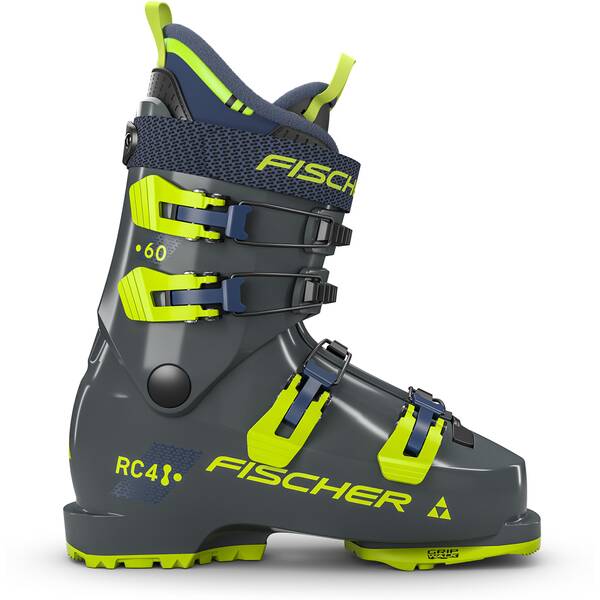 FISCHER Kinder Ski-Schuhe RC4 60 JR GW RHINO GREY/RHINO GREY von Fischer