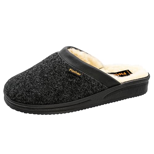 Fischer Andy, Herren Pantoffeln, Schwarz (anthrazit 205), 41 EU von Fischer Markenschuh