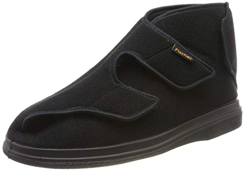 Fischer Herren Ortho Hohe Hausschuhe, Schwarz (Schwarz 222), 42 EU X-Weit von Fischer