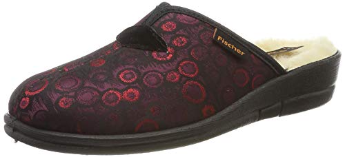 Fischer Damen Dora Pantoffeln, Rot (Bordo 341), 40 EU von Fischer