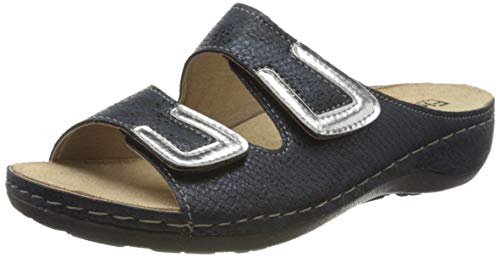 Fischer Damen Michaela Pantoletten, Blau (Water 594), 36 EU von Fischer