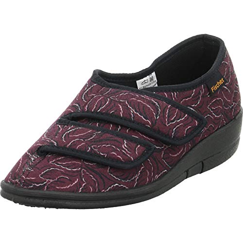 Fischer Damen Verbandsschuh Weite H Bordo Stretch (38 EU, bordobunt) von Fischer