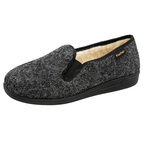 Fischer Frank, Herren Niedrige Hausschuhe, Schwarz Schwarz 205,46 EU von Fischer Markenschuh