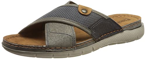 Fischer Herren Sepp Pantolette, Graublau, 43 EU von Fischer