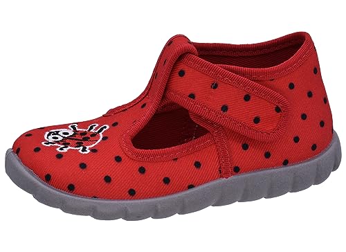 Fischer Mini, Mädchen Hohe Hausschuhe, Rot (Rot 40), 19 EU (3.5 Child UK) von Fischer Markenschuh