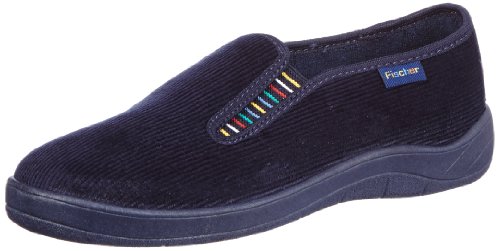 Fischer Jungen Tim Cord Hausschuhe, Blau (Marine 521), 32 von Fischer