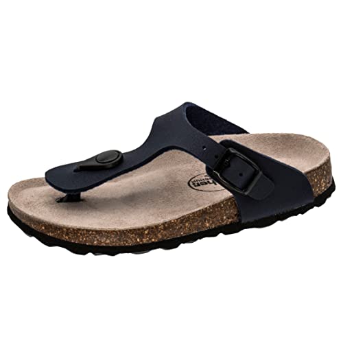 Fischer Markenschuh Unisex - Kinder, Jungen,Mädchen, Pantoletten, Pantoletten,Slipper,Slides,Slip-ons,Backless Slipper,Clogs,Navy,32 EU / 13.5 UK von Fischer Markenschuh