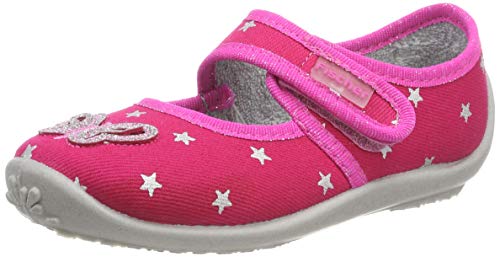 Fischer Jungen Mädchen Nelly Niedrige Hausschuhe, Pink (Pink 46), 25 EU von Fischer