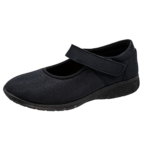 Fischer Markenschuh Damen, Frauen Hausschuhe,Wechselfußbett,Backless Slipper,Gartenschuhe,Pantoffeln,Pantoletten,pantine,Schwarz,37 EU / 4.5 UK von Fischer Markenschuh