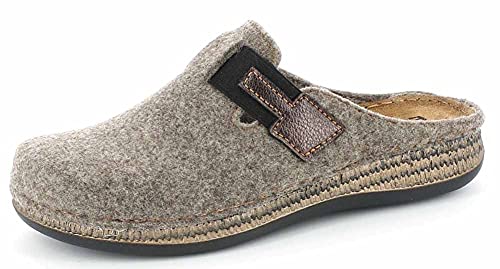 Fischer Markenschuh Damen Katrin Hausschuh-Farbe: Natur-Größe: 39 von Fischer