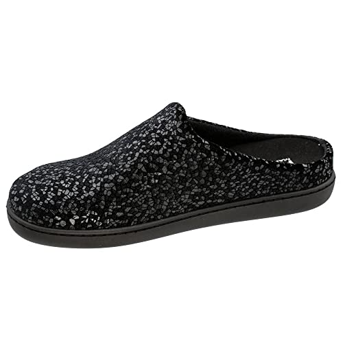 Fischer Markenschuh Damen Pantoletten, Frauen Hausschuhe,zuhause,Clogs,Women's,Woman,Lady,Ladies,Schlupfschuhe,Slides,Schwarz,41 EU / 7.5 UK von Fischer