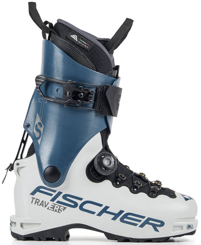 Fischer Travers TS 24/25 Damen Skitourenschuh white/blue 24,5 (UK 5,5) von Fischer