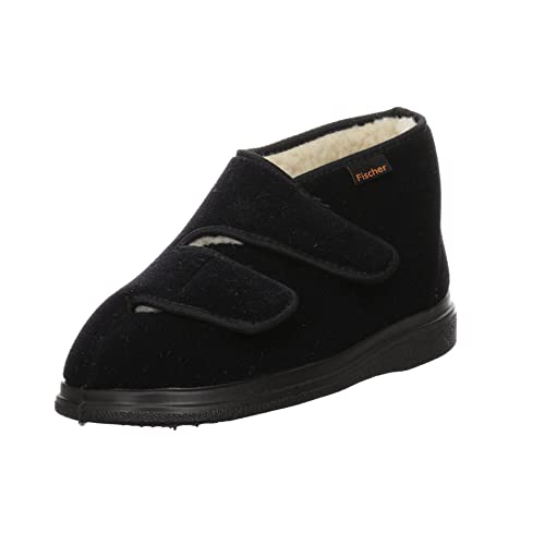 Fischer Unisex-Erwachsene Ortho, Flache Hausschuhe, Schwarz (schwarz 222), 42 EU von Fischer Markenschuh