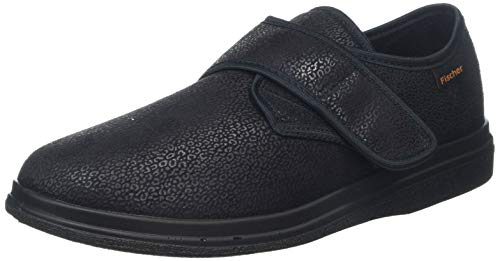 Fischer Unisex-Erwachsene Ortho, Flache Hausschuhe , Schwarz (schwarz 222), 36 EU von Fischer