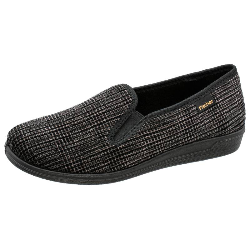 HERREN-HAUSSCHUH GRAUSCHWARZ - Gr. - 45 von Fischer