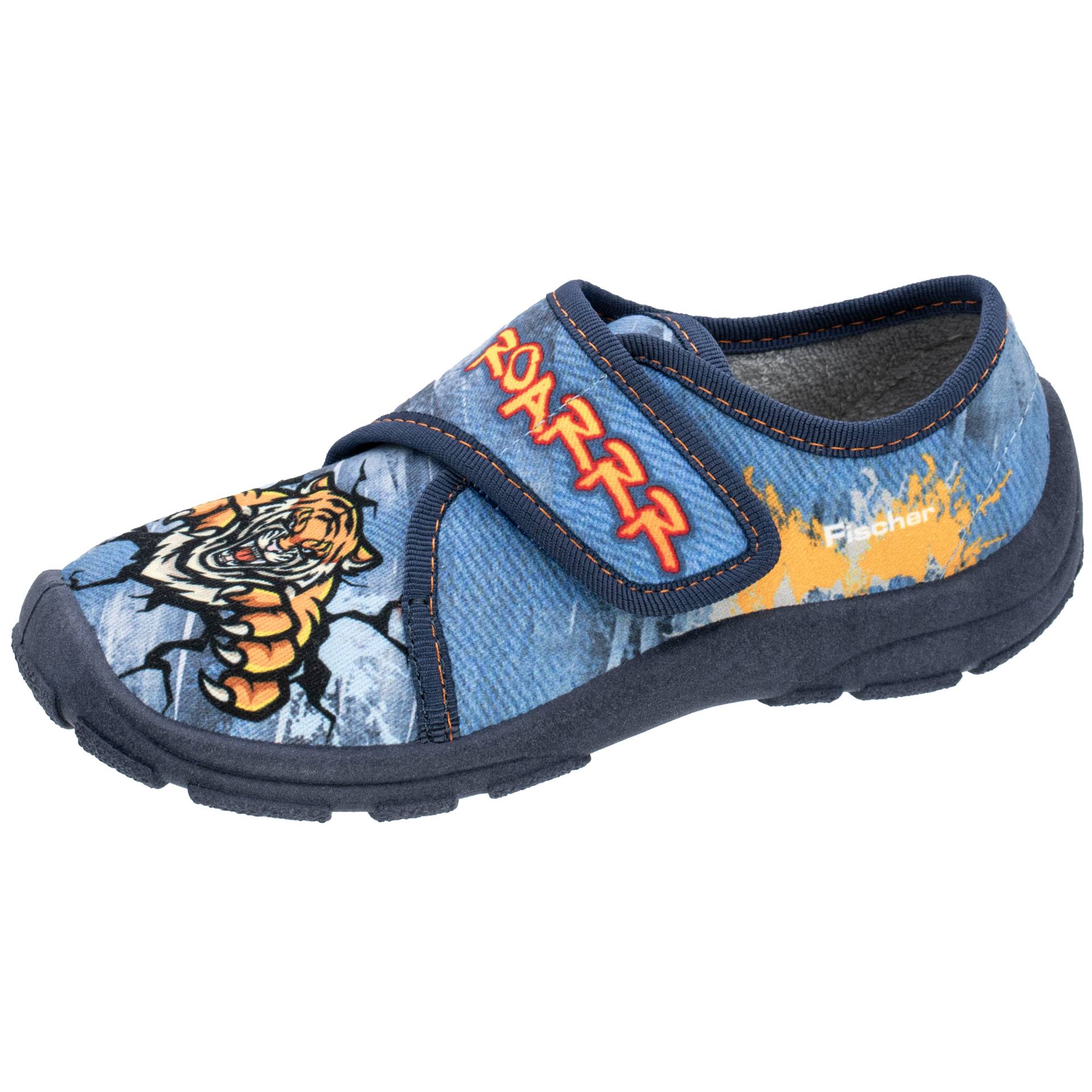 KINDER-KLETT-HAUSSCHUH BLAUBUNT - Gr. - 32 von Fischer