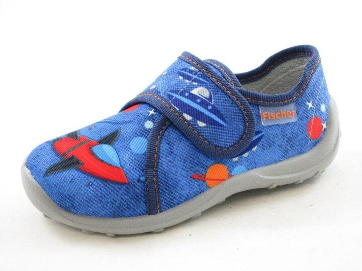 KINDER-KLETT-HAUSSCHUH BLAUBUNT - Gr. - 33 von Fischer