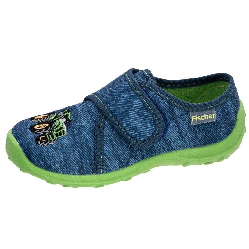 KINDER-KLETT-HAUSSCHUH BLAUGRUEN - Gr. - 31 von Fischer