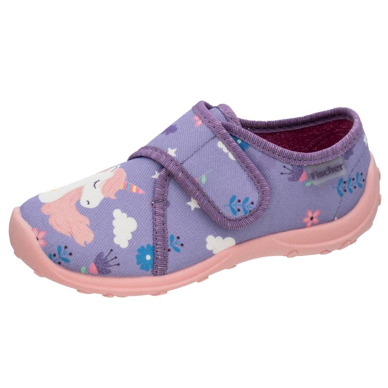 KINDER-KLETT-HAUSSCHUH LILABUNT - Gr. - 28 von Fischer