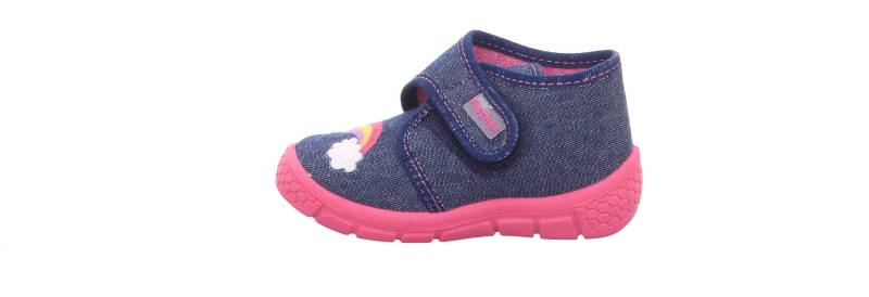 KINDER-KLETT-HAUSSTIEFEL BLAU/PINK - Gr. - 19 von Fischer