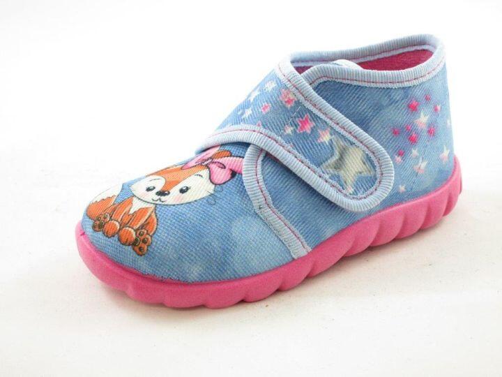 KINDER-KLETT-HAUSSTIEFEL HELLBLAU - Gr. - 20 von Fischer