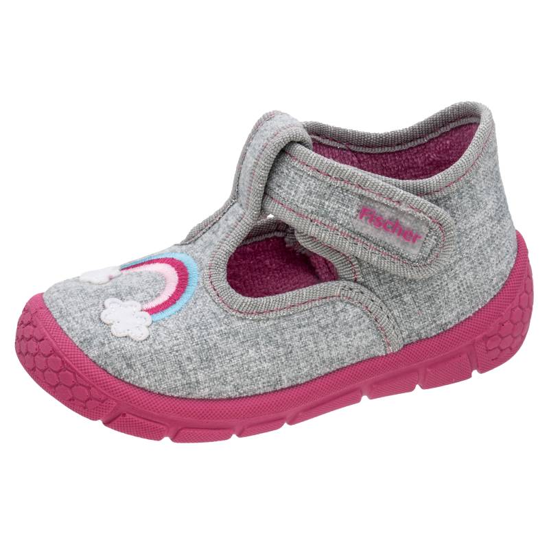 KINDER-KLETT-HAUSSTIEFEL HELLGRAU - Gr. - 24 von Fischer