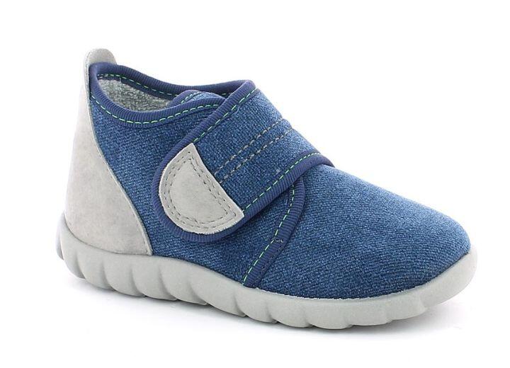 KINDER-KLETT-HAUSSTIEFEL JEANSBLAU - Gr. - 22 von Fischer