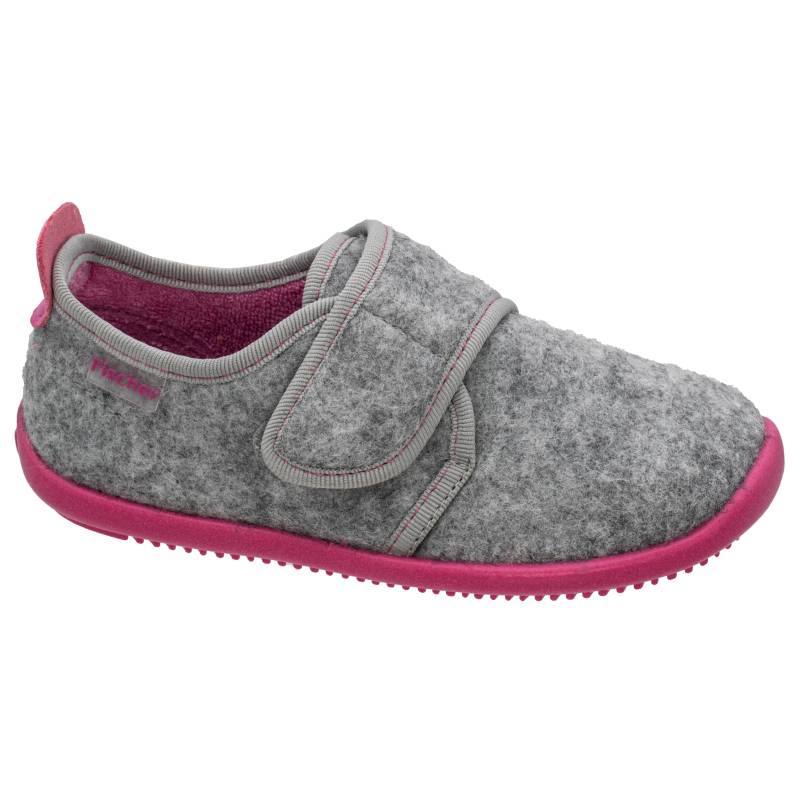 KINDER-KLETTSTIEFEL GRAU/PINK - Gr. - 32 von Fischer