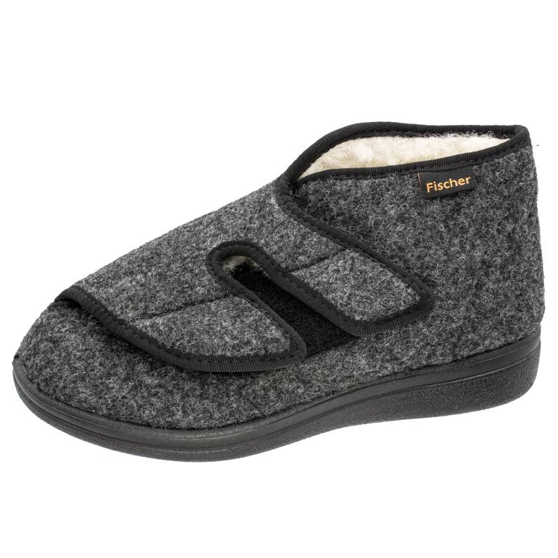 KLETT-HAUSSCHUH ANTHRAZIT - Gr. - 46 von Fischer