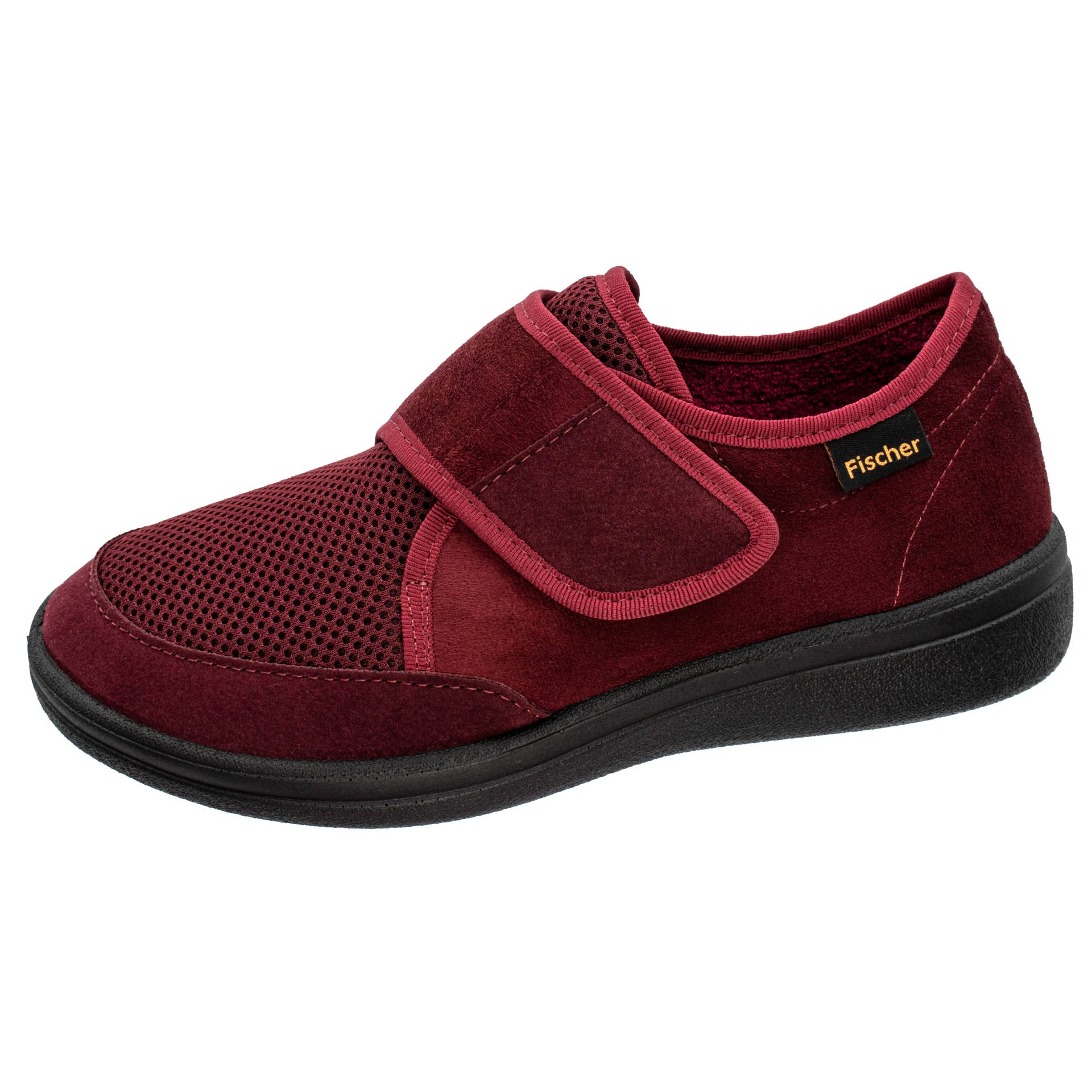 KLETT-HAUSSCHUH BORDO - Gr. - 40 von Fischer