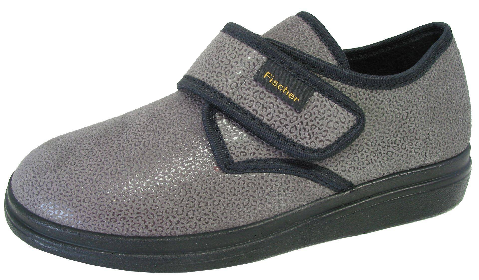 KLETT-HAUSSCHUH GRAU - Gr. - 38 von Fischer