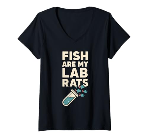 Damen Meeresbiologe Oceanographer Deep Sea Nerd Science Pride T-Shirt mit V-Ausschnitt Damen Meeresbiologe Oceanographer Deep Sea Nerd Science Pride T-Shirt mit V-Ausschnitt von Fish Therapist Marine Researcher Funny Plankton