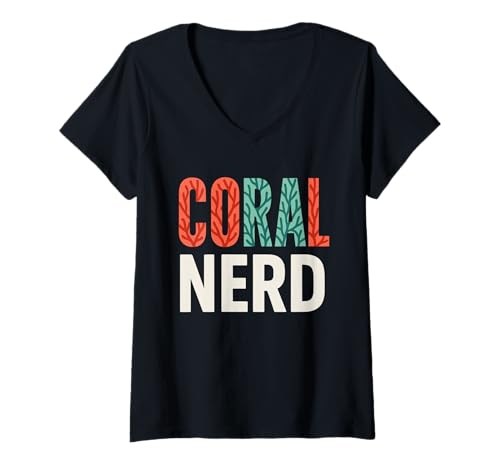 Damen Meeresbiologe Oceanographer Deep Sea Nerd Science Pride T-Shirt mit V-Ausschnitt Damen Meeresbiologe Oceanographer Deep Sea Nerd Science Pride T-Shirt mit V-Ausschnitt von Fish Therapist Marine Researcher Funny Plankton