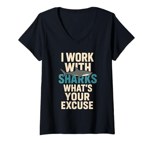 Damen Meeresbiologe Oceanographer Deep Sea Nerd Science Pride T-Shirt mit V-Ausschnitt Damen Meeresbiologe Oceanographer Deep Sea Nerd Science Pride T-Shirt mit V-Ausschnitt von Fish Therapist Marine Researcher Funny Plankton