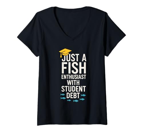 Damen Meeresbiologe Oceanographer Deep Sea Nerd Science Pride T-Shirt mit V-Ausschnitt Damen Meeresbiologe Oceanographer Deep Sea Nerd Science Pride T-Shirt mit V-Ausschnitt von Fish Therapist Marine Researcher Funny Plankton