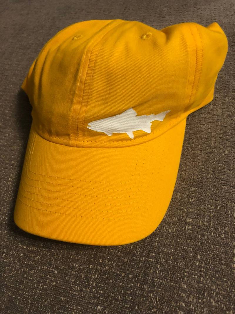 Damenhut Forelle Gelb Damenhut Forelle Gelb von FishKissesandCo