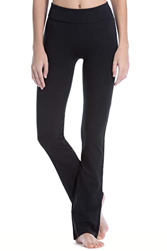 Fishers Finery Damen Yogahose aus Bio-Baumwoll-Mischgewebe, Bootcut, athletische Freizeithose von Fishers Finery