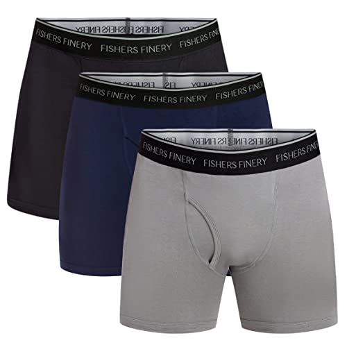 Fishers Finery Herren Unterhose, sportliche Passform, Modal, Mikrofaser, Multipack - Mehrfarbig - Small von Fishers Finery