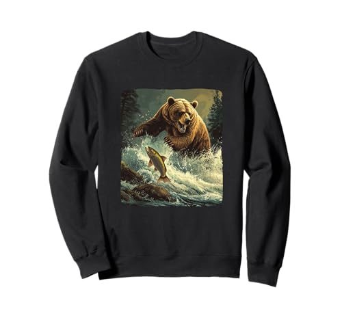 Amerikanische Angelsaison für Erwachsene und Kinder Sweatshirt Amerikanische Angelsaison für Erwachsene und Kinder Sweatshirt von Fishing Bear Outfit