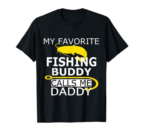 Herren Mein Lieblings-Angelfreund nennt mich Daddy Fish T-Shirt T-Shirt von Fishing Buddy Shirts - Eboggles